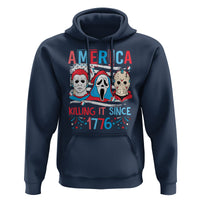 Funny 4th Of July Hoodie America Killing IT Since 1776 Horror - Wonder Print Shop