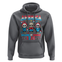 Funny 4th Of July Hoodie America Killing IT Since 1776 Horror - Wonder Print Shop