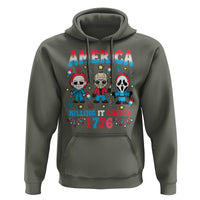 Funny 4th Of July Hoodie America Killing IT Since 1776 Horror - Wonder Print Shop