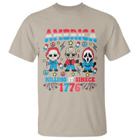 Funny 4th Of July T Shirt America Killing IT Since 1776 Horror - Wonder Print Shop