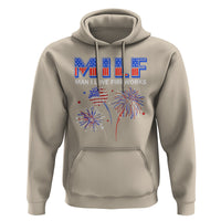 Funny 4th Of July Hoodie MILF Man I Love Fireworks Patriotic Independence Day - Wonder Print Shop