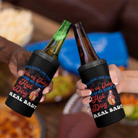 You Look Like The 4th Of July Funny Hot Dog 4 in 1 Can Cooler Tumbler