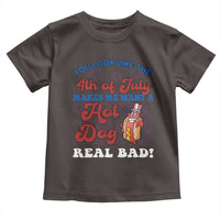 You Look Like The 4th Of July Funny Hot Dog Toddler T Shirt