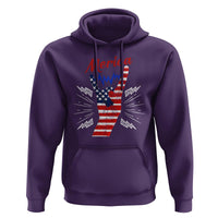 Merica Rock Sign 4th Of July Hoodie - Wonder Print Shop