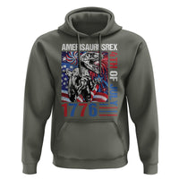 4th Of July Dinosaur Hoodie Amerisaurus Fireworks Patriotic Independence Day - Wonder Print Shop