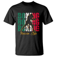 Mexican Boxing Style Mexico Flag T Shirt - Wonder Print Shop
