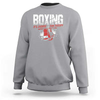 Boxing Cheaper Than Therapy Sweatshirt - Wonder Print Shop