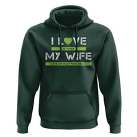 Funny I Love It When My Wife Lets Me PLay Pickleball Hoodie - Wonder Print Shop