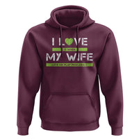 Funny I Love It When My Wife Lets Me PLay Pickleball Hoodie - Wonder Print Shop