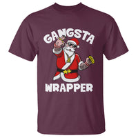 Christmas T Shirt Gangsta Wrapper Funny Santa Hip Hop - Wonder Print Shop