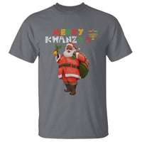 Christmas T Shirt Merry Kwanzaa African American Santa - Wonder Print Shop