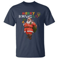 Christmas T Shirt Merry Kwanzaa African American Santa - Wonder Print Shop