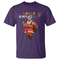 Christmas T Shirt Merry Kwanzaa African American Santa - Wonder Print Shop