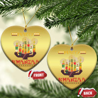 Happy Kwanzaa African American Xmas Christmas Ornament - Wonder Print Shop