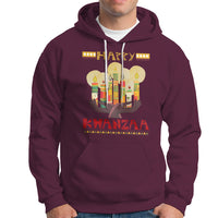 Christmas Hoodie Happy Kwanzaa African American Candles - Wonder Print Shop