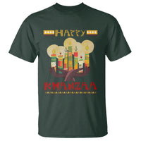 Christmas T Shirt Happy Kwanzaa African American Candles - Wonder Print Shop