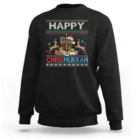 Happy Chrismukkah Funny Jewish Christmas Hanukkah Chanukah Sweatshirt - Wonder Print Shop