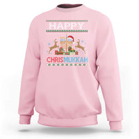 Happy Chrismukkah Funny Jewish Christmas Hanukkah Chanukah Sweatshirt - Wonder Print Shop