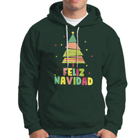 Feliz Navidad Colorful Xmas Tree Spanish Christmas Hoodie - Wonder Print Shop