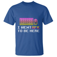 Funny Gamer T Shirt I Went AFK To Be Here But I Want It's Just BRB - Wonder Print Shop