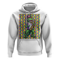 Mardi Gras Funny Alligator Crocodiles Jester Fat Tuesday New Orleans Hoodie - Wonder Print Shop