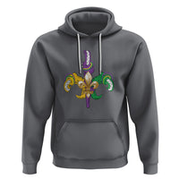 Mardi Gras Alligator Crocodiles Funny Fleur De Lis Hoodie - Wonder Print Shop