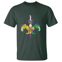 Mardi Gras Alligator Crocodiles Funny Fleur De Lis T Shirt - Wonder Print Shop