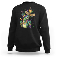 Bead Dinosaur Funny Mardi Grawr Gras Sweatshirt - Wonder Print Shop