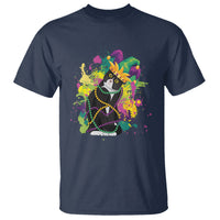 Mardi Gras Funny Tuxedo Cat Meme Beads T Shirt - Wonder Print Shop