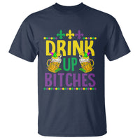 Mardi Gras T Shirt Drink Up Bitch Funny Drinking Team - Wonder Print Shop