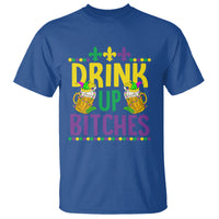 Mardi Gras T Shirt Drink Up Bitch Funny Drinking Team - Wonder Print Shop