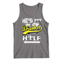 Mardi Gras Tank Top He's My Drunker Half Matching Couple