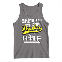 Mardi Gras Tank Top She's My Drunker Half Matching Couple