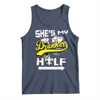 Mardi Gras Tank Top She's My Drunker Half Matching Couple