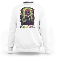 Mardi Gras Sweatshirt Voodoo Queen Skeleton Witch Creepy Skull - Wonder Print Shop