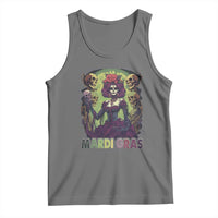 Mardi Gras Tank Top Voodoo Queen Skeleton Witch Creepy Skull