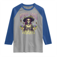 Mardi Gras Raglan Shirt Voodoo Queen Creepy Doll