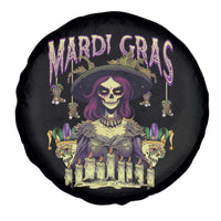 Mardi Gras Spare Tire Cover Voodoo Queen Creepy Doll