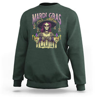 Mardi Gras Sweatshirt Voodoo Queen Creepy Doll - Wonder Print Shop