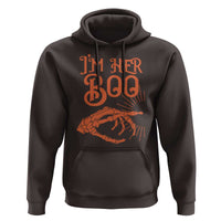 Halloween Couple Matching Hoodie I'm Her Boo Skeleton Hand - Wonder Print Shop