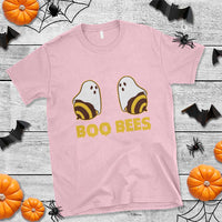 Halloween Couple Matching T Shirt Boo Bees Funny Ghost Bee - Wonder Print Shop