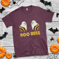 Halloween Couple Matching T Shirt Boo Bees Funny Ghost Bee - Wonder Print Shop