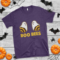 Halloween Couple Matching T Shirt Boo Bees Funny Ghost Bee - Wonder Print Shop