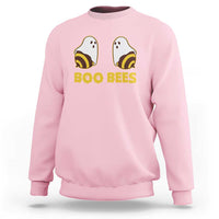 Halloween Couple Matching Sweatshirt Boo Bees Funny Ghost Bee - Wonder Print Shop