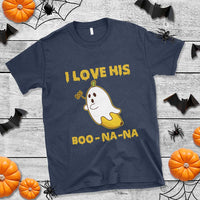 Halloween Couple Matching T Shirt I Love His Boo-na-na - Wonder Print Shop
