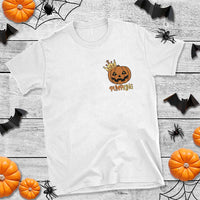 Halloween Couple Matching T Shirt Pumpking Funny Spooky Pumpkin - Wonder Print Shop
