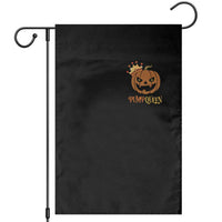 Halloween Couple Matching Garden Flag Pumpqueen Funny Spooky Pumpkin - Wonder Print Shop
