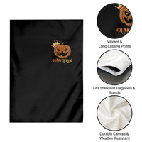 Halloween Couple Matching Garden Flag Pumpqueen Funny Spooky Pumpkin - Wonder Print Shop
