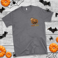 Halloween Couple Matching T Shirt Pumpqueen Funny Spooky Pumpkin - Wonder Print Shop