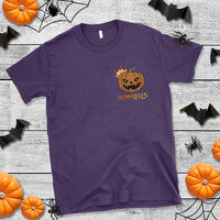 Halloween Couple Matching T Shirt Pumpqueen Funny Spooky Pumpkin - Wonder Print Shop